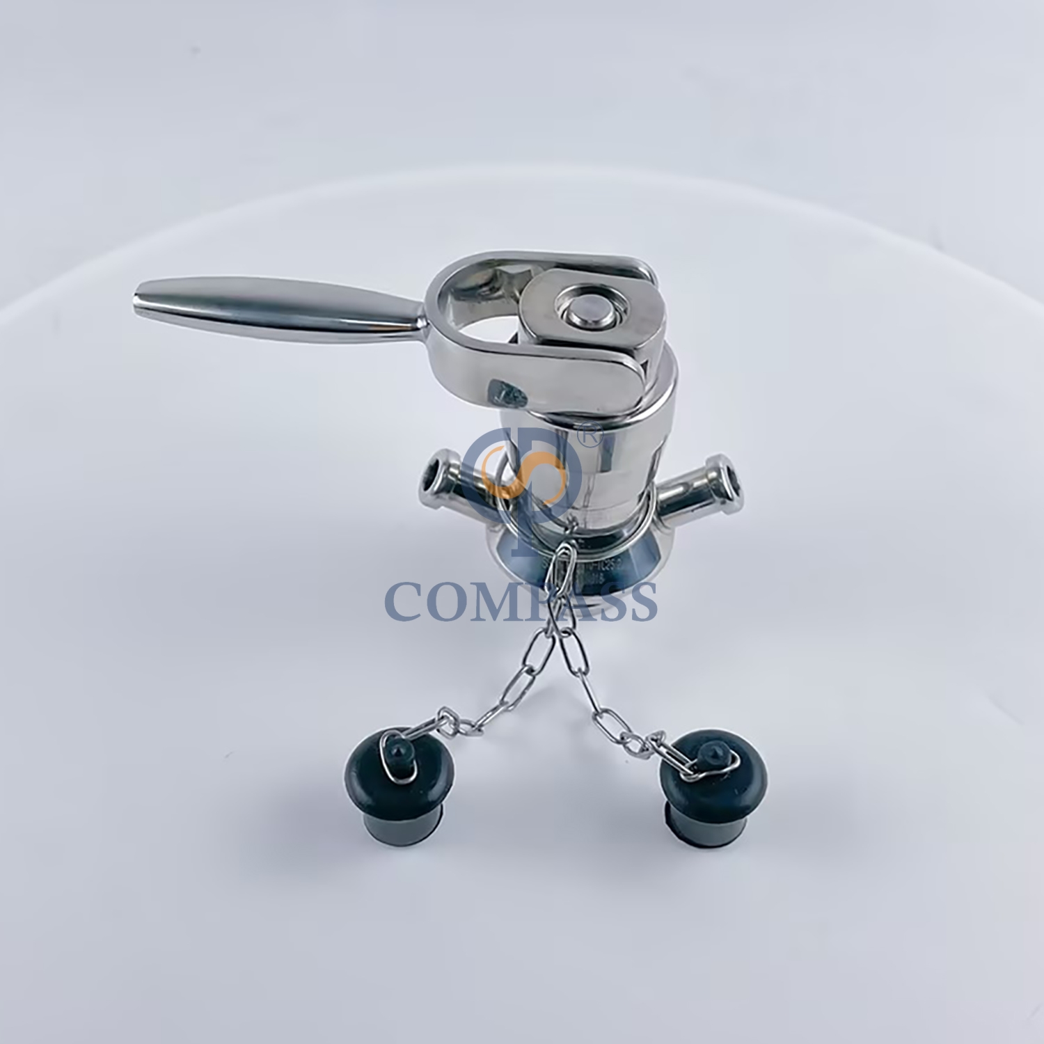 Best Selling DN10 TC 25.2MM SS316L Sanitary Stainless Steel Quickly Open Aseptic Clamp Sampling Valve with Silicone Seal