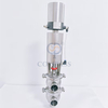 SS316L DN40 Sanitary Stainless Steel 21 Model LL Type Pneumatic Butt Weld Diverter Valve with Intelligent Valve Positioner