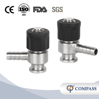 Non Blocking TC Sterile Tri Clamping Sampling Valves for The Chemical Industry