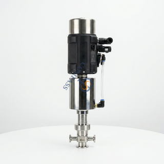 4Bar DN10 SS316L Single Acting Sanitary TC25.2MM Small Flow Regulator Valves