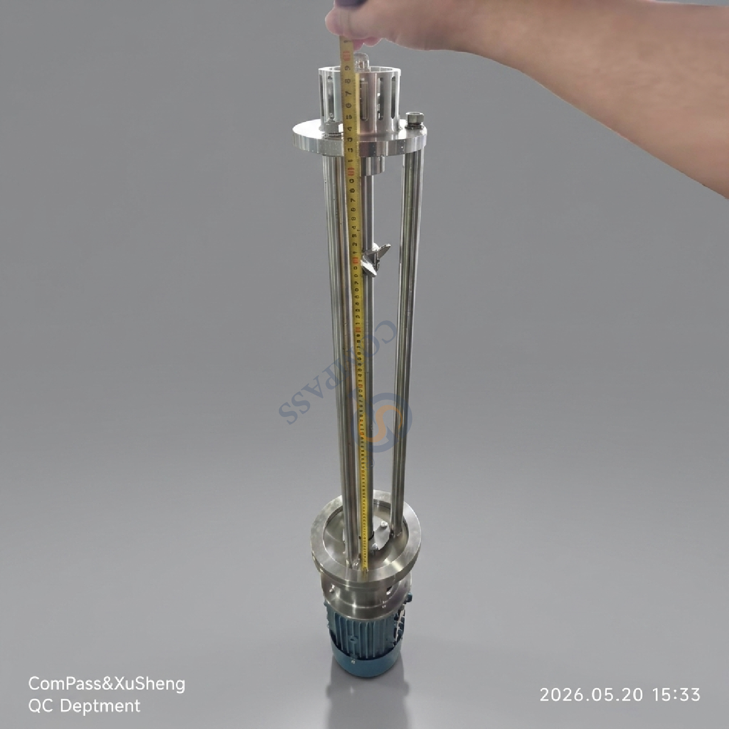 SS316L 2.2KW Intermittent High Shear Dispersing Emulsifier for Mixing Pigments
