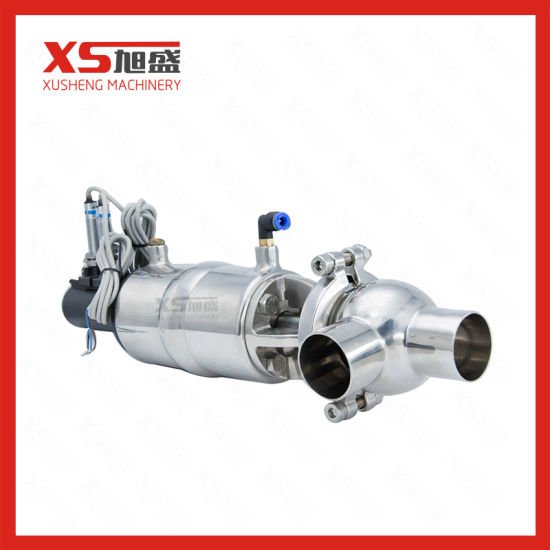 Stainless Steel Sanitary Pneumatic Divert Single Seat Valve