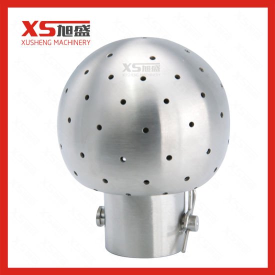 Stainless Steel 316 Hygienic Tri Clamp CIP Revolving Spray Ball