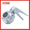 50.8mm Stainless Steel SS304 Sanitary Tri Clover Manual Butterfly Valves