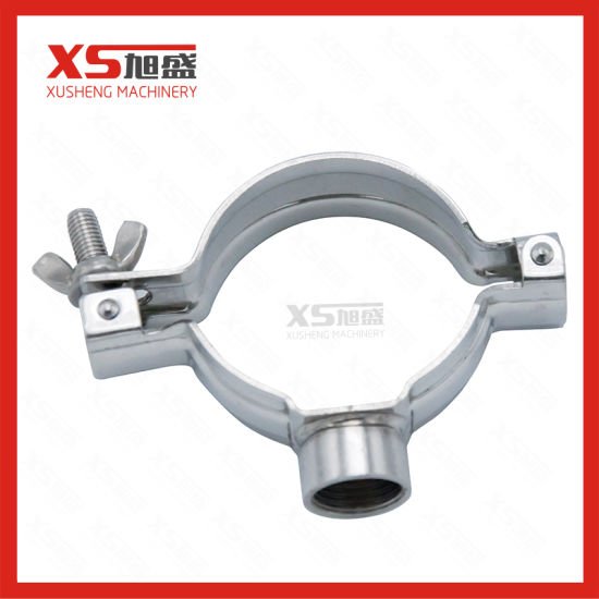 Stainless Steel SS304 Round Pipe Holder with Seat