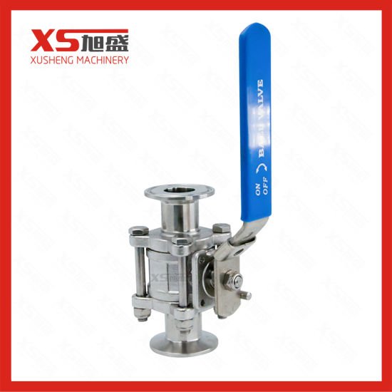 Stainless Steel Sanitary Three Ways Sanitary Encapsulated Seat Ball Valve