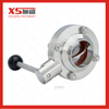 25.4MM AISI316L Stainless Steel Sanitary SMS Weld Butterfly Valves