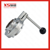 25.4MM AISI316L Stainless Steel Sanitary SMS Weld Butterfly Valves