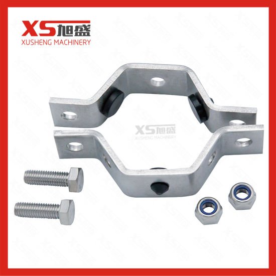 Stainless Steel SS304 Hexagon Pipe Holder with Grommets