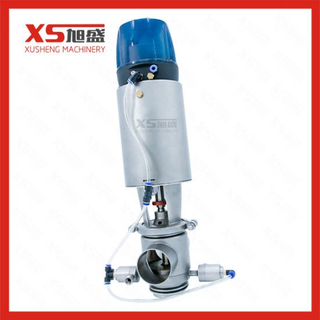 Stainless Steel SS304 Sanitary SMP-Bc Mixproof Valves with Remote-Controlled Head