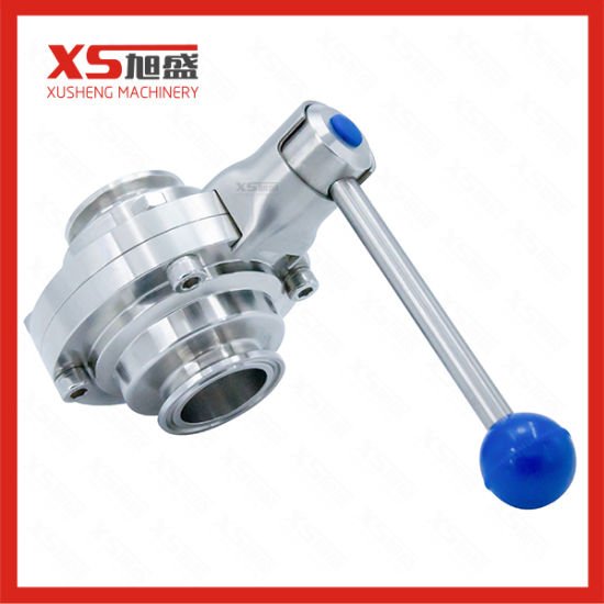 Clamp Stainless Sleel Sanitary Tri Clamping Butterfly Type Ball Valve