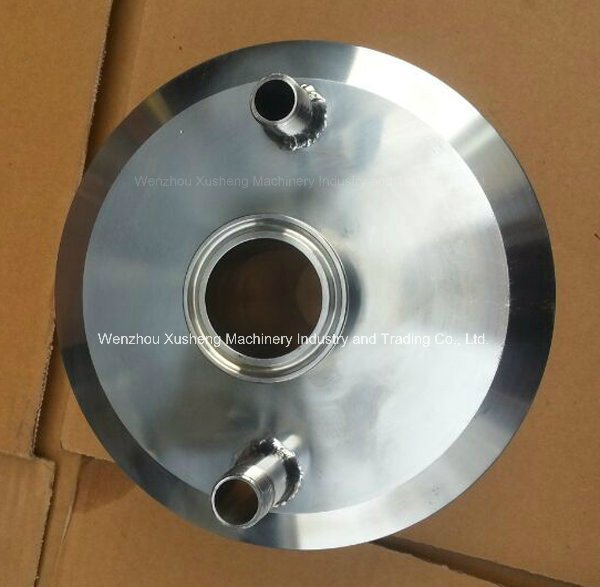 Sanitary Ss304 Tri Clamp Customized 12 Inch Cap with NPT Fittings