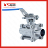 Stainless Steel Sanitary Welded Three Piece Ball Valve