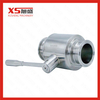 Stainless Steel Sanitary Tri Clamp Straight Ball Valve 