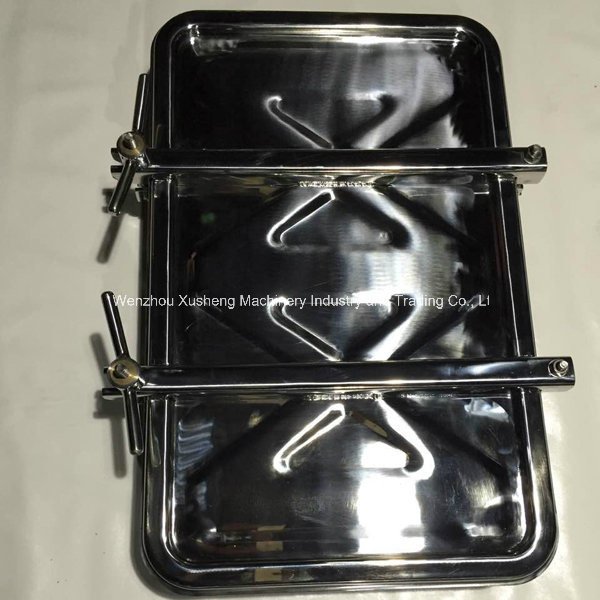 470mm*760mm Outward Stainless Steel Rectangular Manhole Cover with Pressure