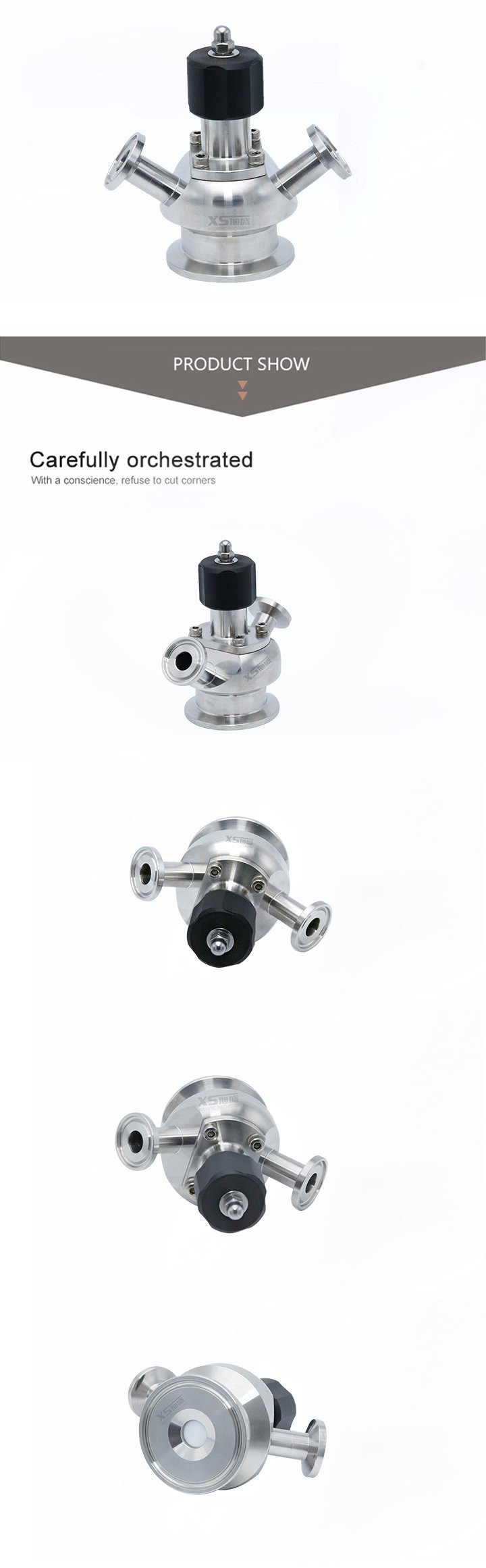 Sg/M Stainless Steel Clamped Aseptic Sterile Sampling Valve