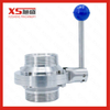 Stainless Steel Male Butterfly Male Thread Ball Valve