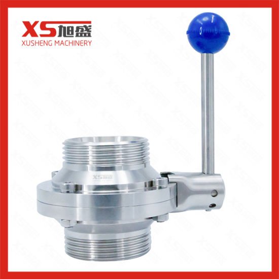 Stainless Steel Male Butterfly Male Thread Ball Valve