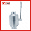 SS304 Stainless Steel Welding Straight Ball Valves