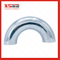 Stainless Steel Matte Polished Sanitary Long Bend Elbow