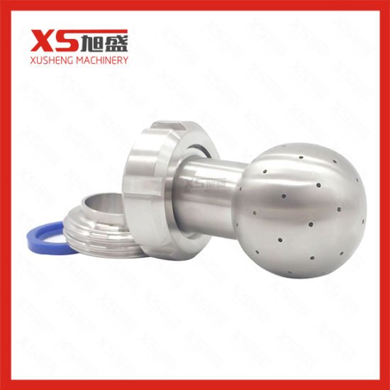 Stainless Steel Hygienic Static Spray Nozzle with Union Assembly