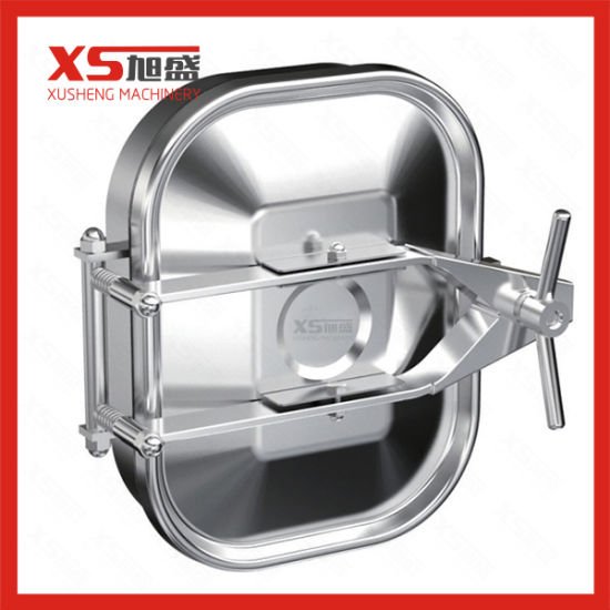 Stainless Steel Food Grade Tank Squareness Manhole Cover