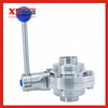 50.8mm Stainless Steel SS316LFood Grade SMS Butterfly Valves