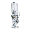 Stainless Steel Sanitary Pneumatic Air Operated Clamp Butterfly Valve with Limit Switch