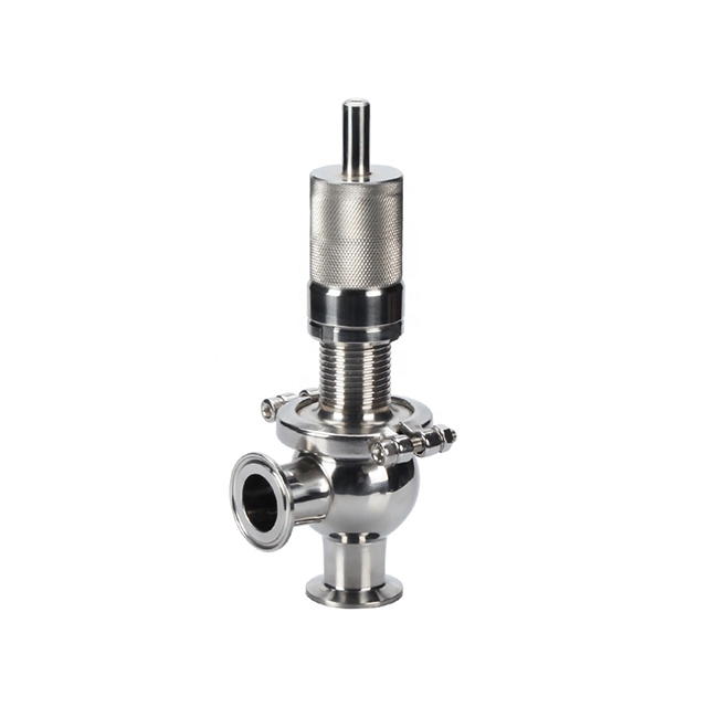 Sanitary Stainless Steel Clamp Pressure Relief Safety Valve