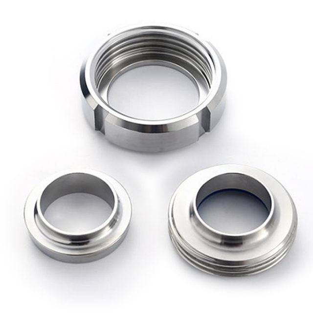 SMS Sanitary Stainless Steel Round Nut For Union