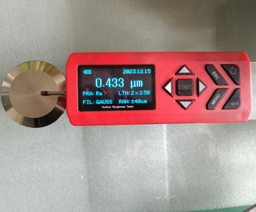 Precision Instrument Testing for External Treatment 0.433 um