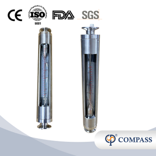 Sanitary SS316 Lzb-K30 Glass Rotor Flowmeter