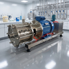 SS304 4KW High Viscosity Three Stage Emulsification Pumps with Heating Jacket