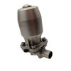 25.4MM High Quality Sanitary Hygienic Stainless Steel SS316L Pneumatic SMS Weld Straight Diaphragm Vavle 