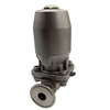 1/2 Inch 12.7MM High Quality Sanitary Hygienic Stainless Steel SS316L Pneumatic SMS Clamp Three-ways Diaphragm Vavle 