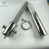 Sanitary steam filter with stainless steel housing and pleated filter element 1.5" SS316L