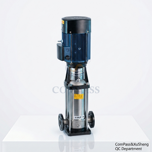 4kw CDLF8-100 Sanitary Stainless Steel SS304 4000 Liter/hr PN25 Flange End Vertical Multi Stage Centrifugal Pump with Good Price