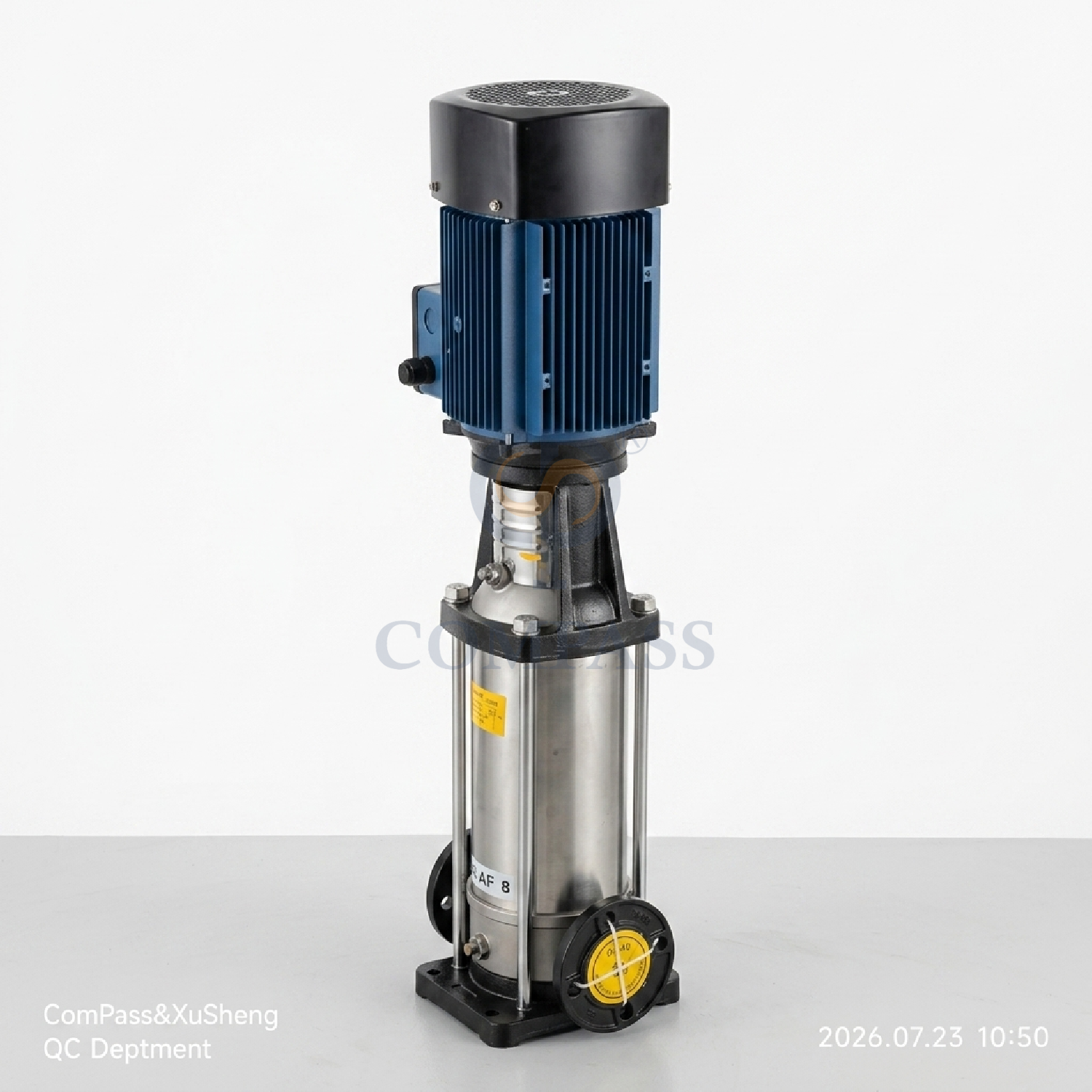 4kw CDLF8-100 Sanitary Stainless Steel SS304 4000 Liter/hr PN25 Flange End Vertical Multi Stage Centrifugal Pump with Good Price