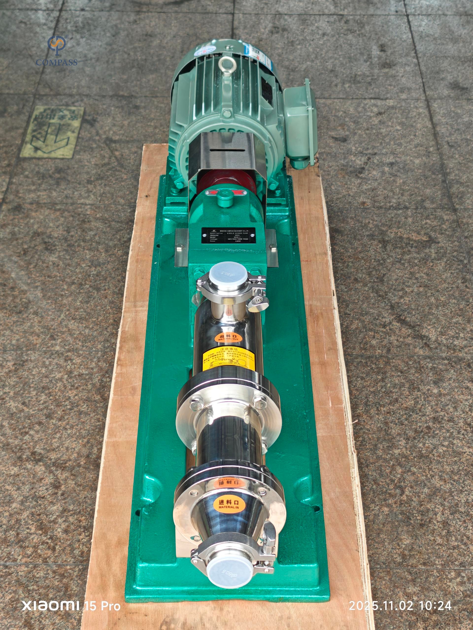 GD35-1 SS304 STAINLESS STEEL SINGLE SCREW PUMP