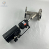 PLASTIC PNEUMATIC FLANGE ANGLE SEAT VALVE WITHCONTROL HEAD