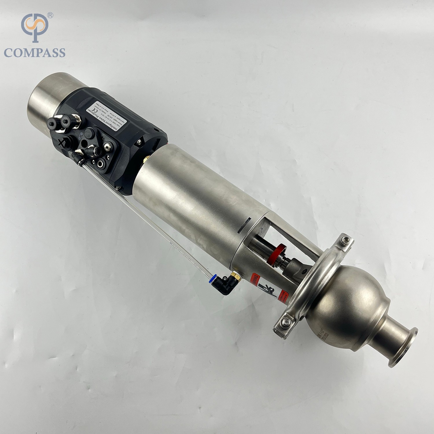 Stainless Steel Sanitary Sanitary TC Flow Regulator Valves With Control Head