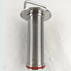 DN40-1mm Food Grade Sanitary Stainless 304/SS316L Sanitary Thread Non Retention Elbow-Type Filterss 