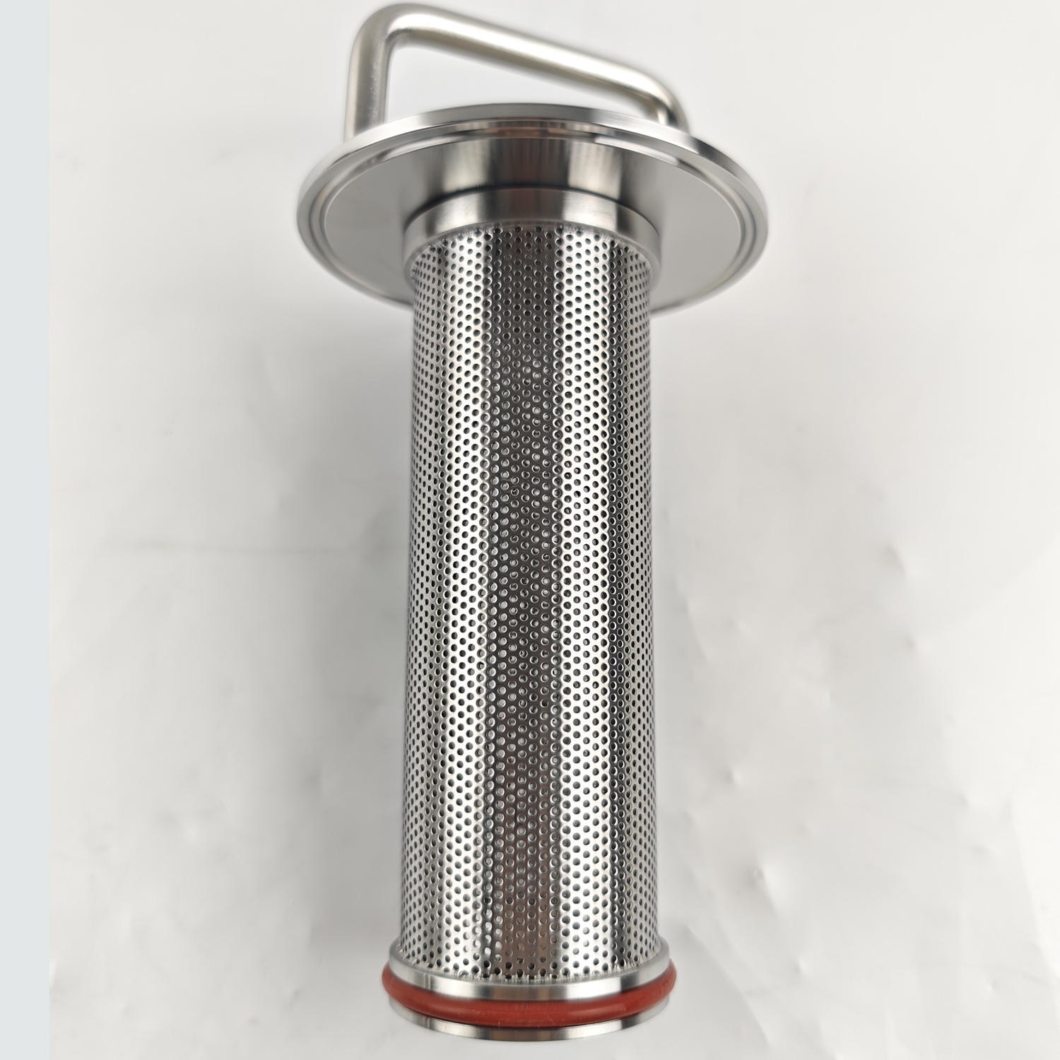 DN40-1mm Food Grade Sanitary Stainless 304/SS316L Sanitary Thread Non Retention Elbow-Type Filterss 