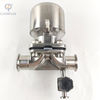 38.1mm× 1/2" SS316L Pneumatic SMS Clamp Straight Diaphragm Valve