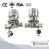38.1mm× 1/2" SS316L Pneumatic SMS Clamp Straight Diaphragm Valve