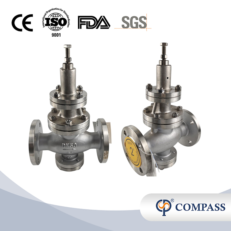 DN50 Stainless Steel Stainless Steel Pn16 Indurtail Flange Pressure Relief Valve
