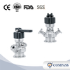 Manually And Pneumatic TC Diaphragm Structure Sterile Water Sampling Valves