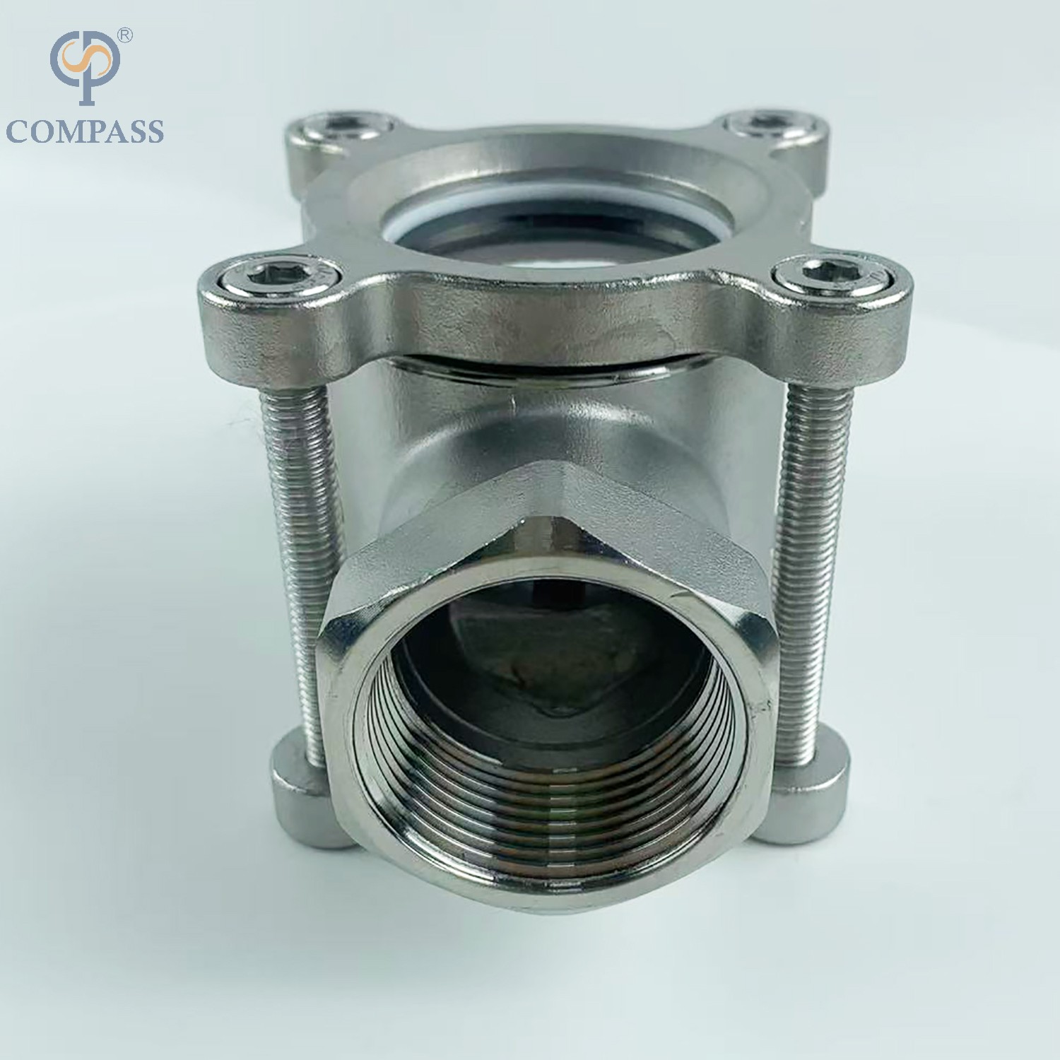 DN15 SANITARY STAINLESS STEEL PLUM BLOSSOM SIGHT GLASS