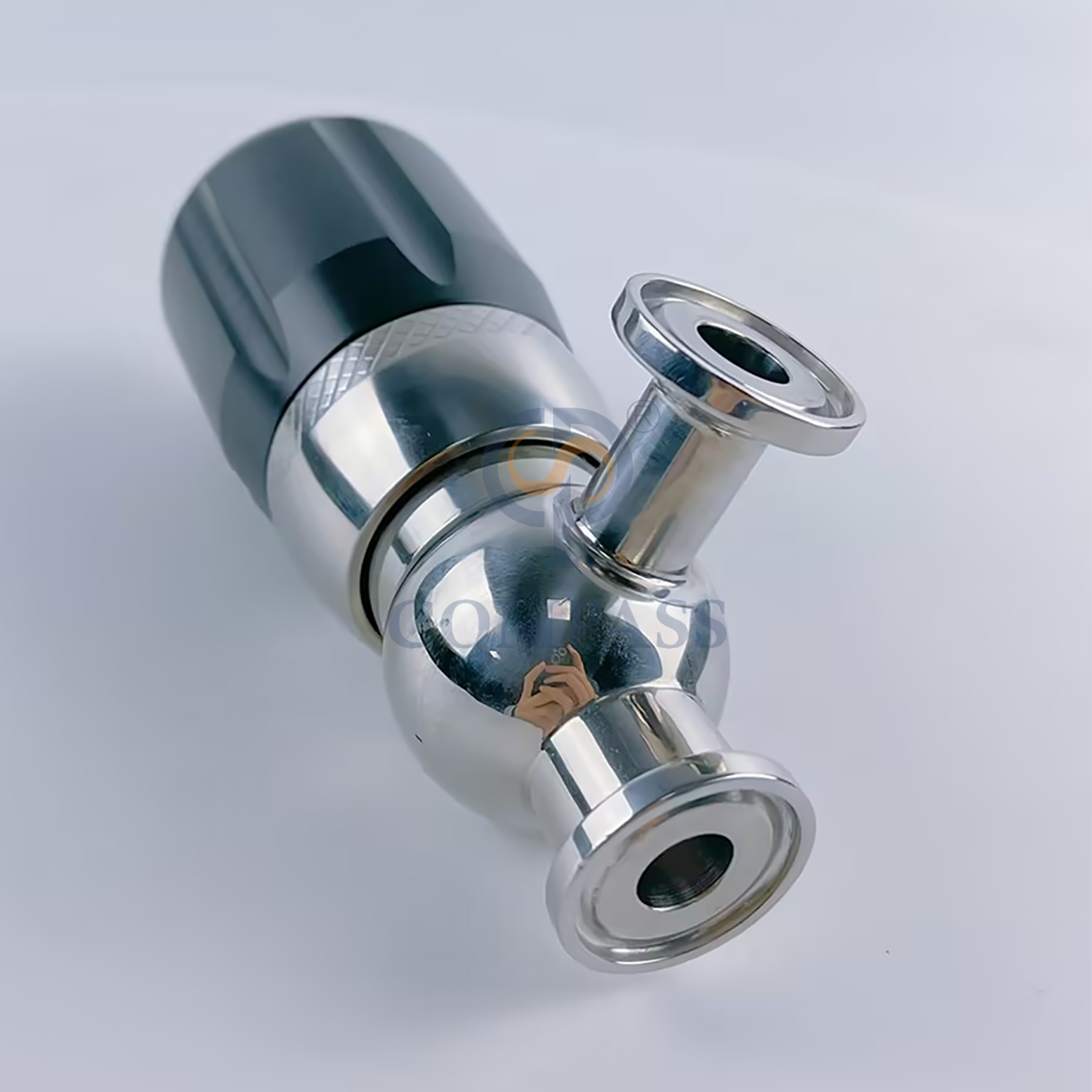 Best Selling 1/2Inch Sanitary Grade Stainless Steel AISI316L SMS Manual Clamped Mini Sterile Safety Valve for Oil and Gas Industry