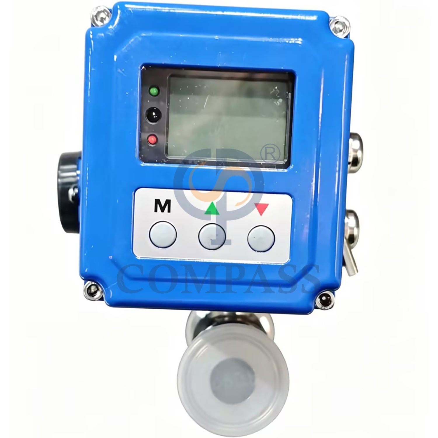 Sanitary Stainless Steel Medium Pressure Electric Ball Valve SS3041Inch Clamp Straight Ball Valves with 220 VDC Electric Head and Panel
